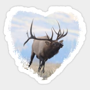 Montana Elk 1 Sticker